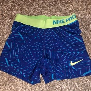 Blue Nike Spandex